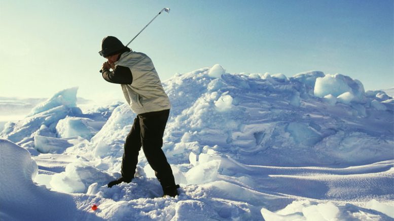 Ice Golf World Champion from Norway