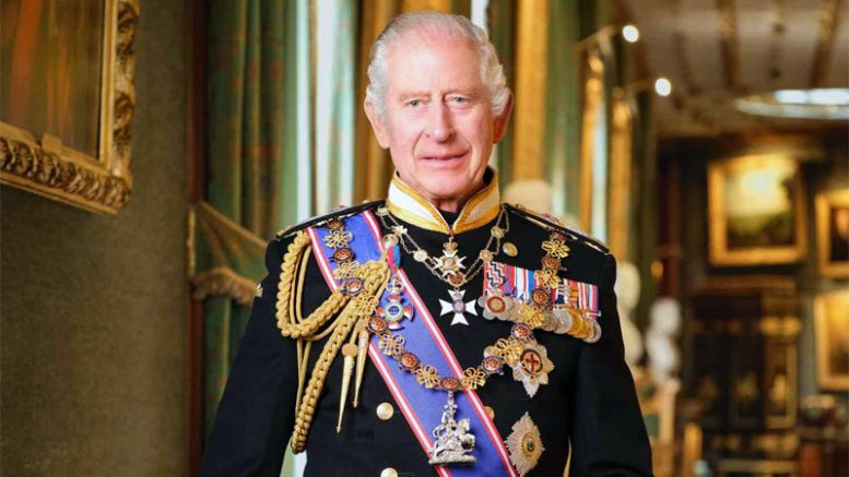 UK portrait King Charles III